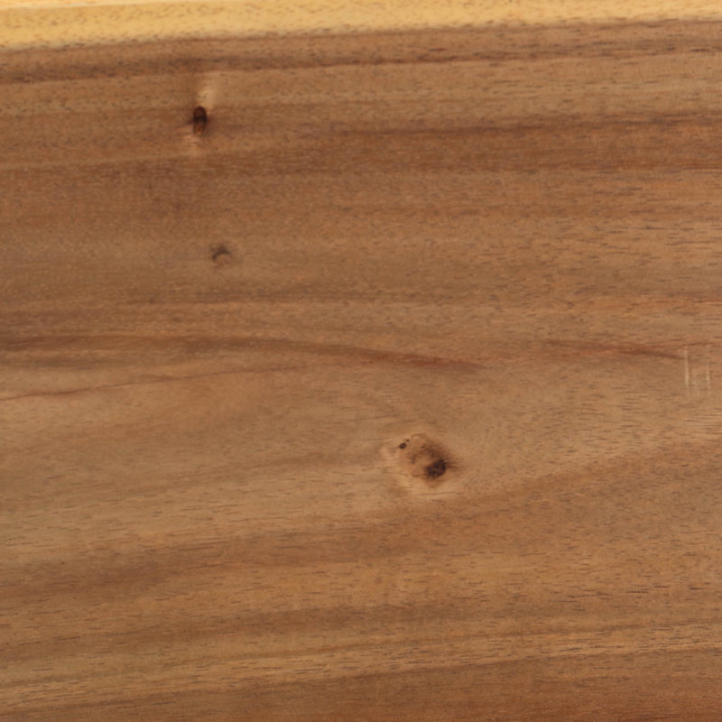 Tabouret de bar Bali & Pari Luli Suar - Tabouret en bois massif fabriqué à la main avec dossier