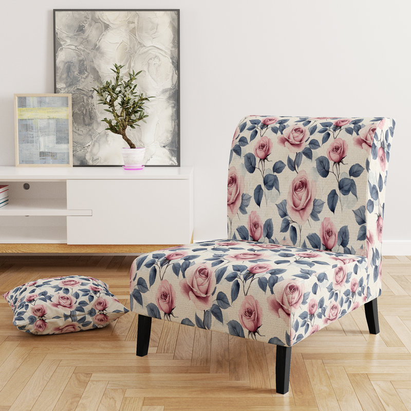 Fauteuil de chambre Teens Romantic Florals, Pantoufle sans accoudoirs