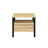 Yawan Oak & Black Finish Accent Table