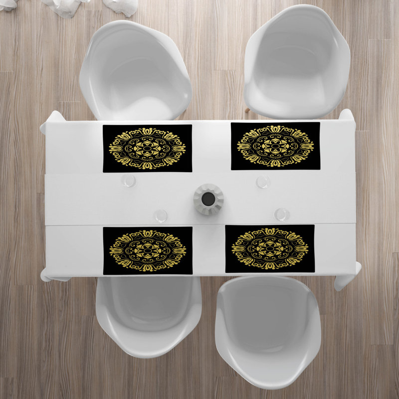 Polyester Abstract Rectangle Placemat