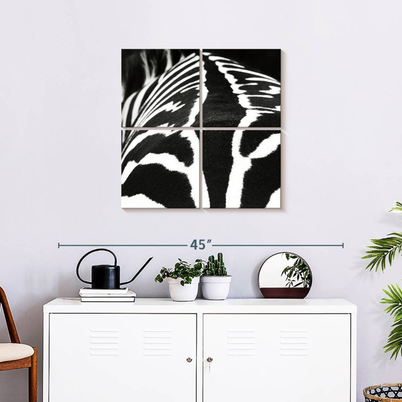 Brampt Zebra Stripes Pattern VI, 26" H x 26" W