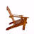 Indoor Or Outdoor Adirondack Chair, Foldable Oak