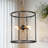 Marval 4 - Light Dimmable Lantern Cylinder Chandelier