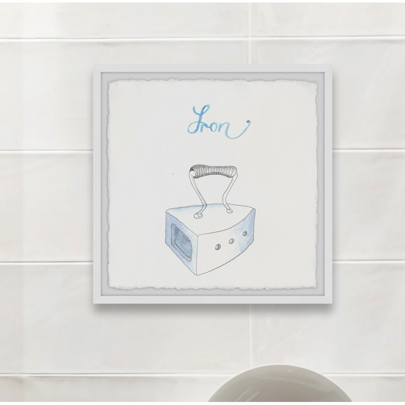 Old Iron - Single Picture Frame Print, 61cm H x 61cm W x 3.81cm D
