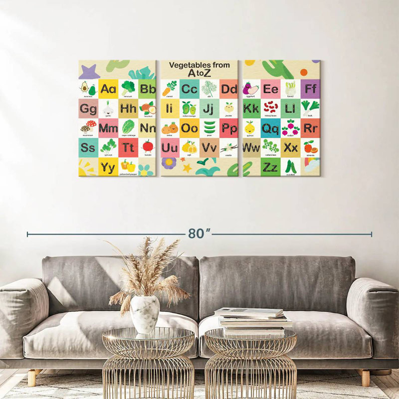 Tableau Ash Ash de A à Z, H 27 po x l 56 po