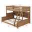 Lit empilé contemporain avec intégration de tablettes sans couture, affichage lumineux interactif et surface perforée modulaire-469240996
