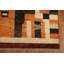 Tapis oriental tribal à motif géométrique marocain 7 x 10