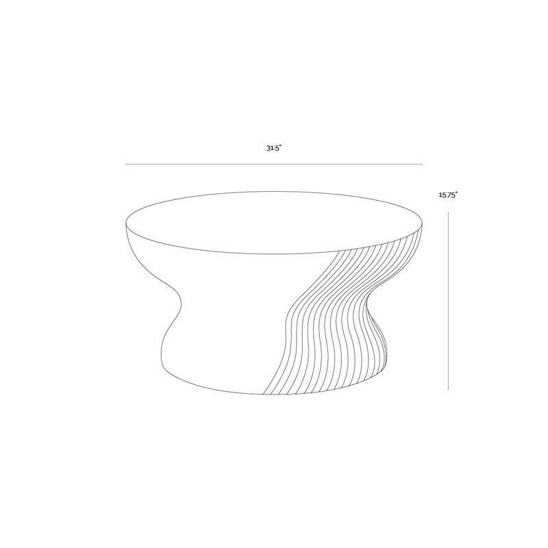 CARA Outdoor Circular Coffee Table