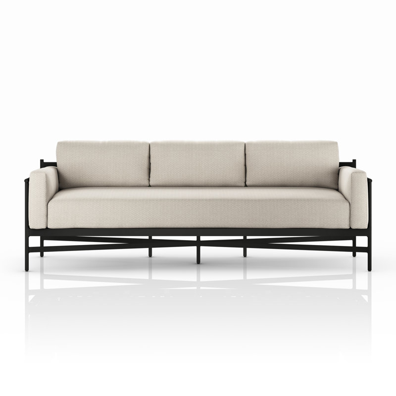 Hearst 98.5" W Outdoor Sofa, Faye Sand