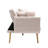 Dezaraye Fabric 63.8'' Reception Loveseat