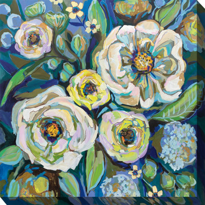COOL BLUE OUTDOOR ART 24X24