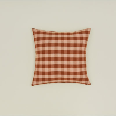 Essential Gingham Cotton Throw Pillow