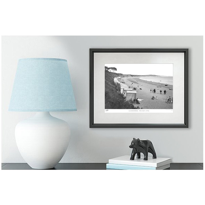 Llanbedrog, The Bay C1936 - Single Picture Frame Print, 60cm H x 80cm W x 2.3cm D
