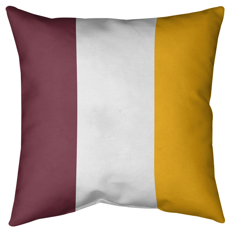 Coussin décoratif d'intérieur/d'extérieur, 16 po x 16 po, Blanc