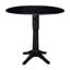 Extendable Round Solid Wood Dining Table-92195778