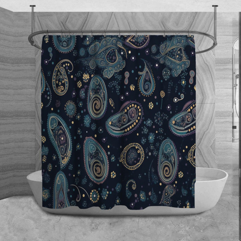 Rubyrae Shower Curtain, 93" H x 70" W