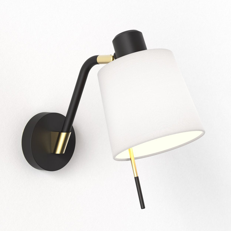 Edward 1 - Light Spotlight, White, Polycotton