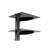 ProMounts Dual Wall AV Component Glass Shelf Holds up to 35.2 lbs