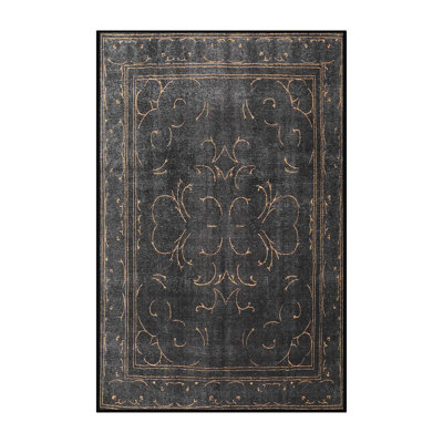 Tapis traditionnel gris / beige
