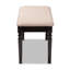Polyester Blend Upholstered Bench-1615121025-1615121030