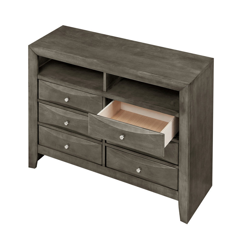 Commode média Marilla, Gris