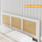 Rattan Bed Frame With Headboard, Boho Cane Platform Bed Frame With Strong Metal Slat, Noise Free-907927859-930438023