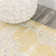Marlik Ornate Medallion Modern Yellow/Cream Rug