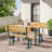 Havensville 4 - Person Metal Patio Dining Set with Rectangular Table