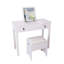 Ensemble coiffeuse et tabouret de maquillage Alyrah