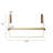 Walnut Bathroom Towel Shelf-432593990