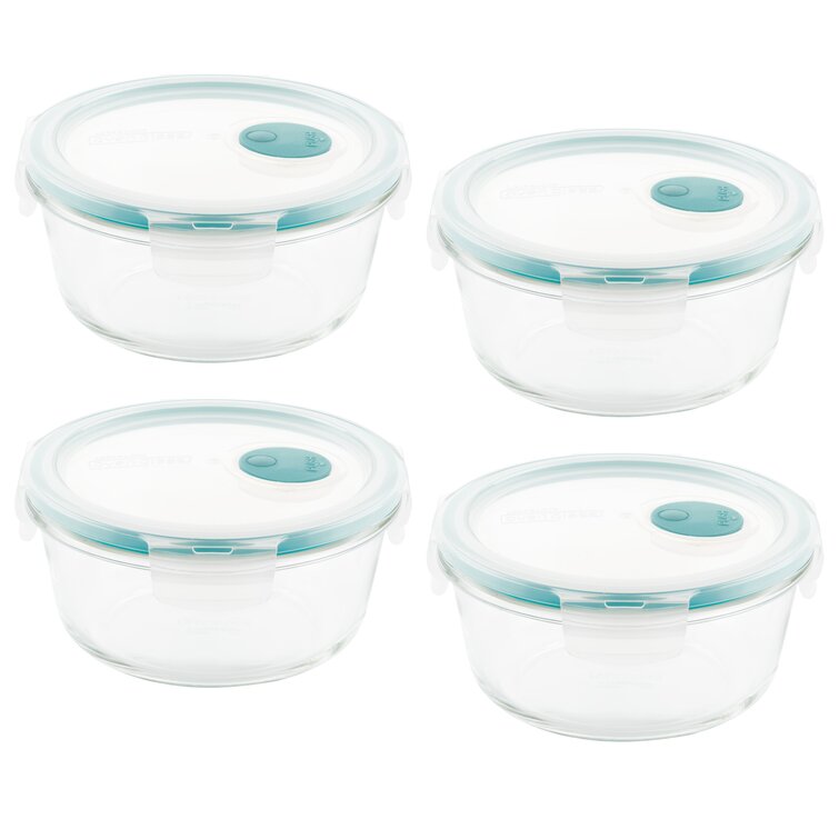 LocknLock Purely Better Glass Divided Food Storage 25oz 3 PC Set - Bed Bath  & Beyond - 32255986