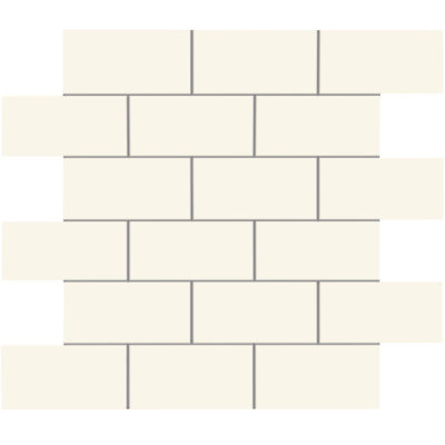 True Story 2'' W x 4'' L Porcelain Throughbody Tile Brick Mosaic Sheet
