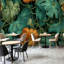 Papier peint adhésif pelez et collez, art mural botanique de la jungle Maximalist, adhésif et amovible