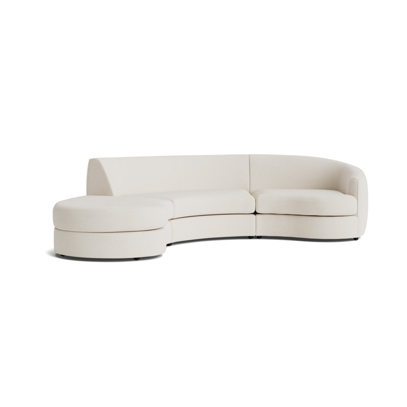 Sectional, Performance Boucle - Cream