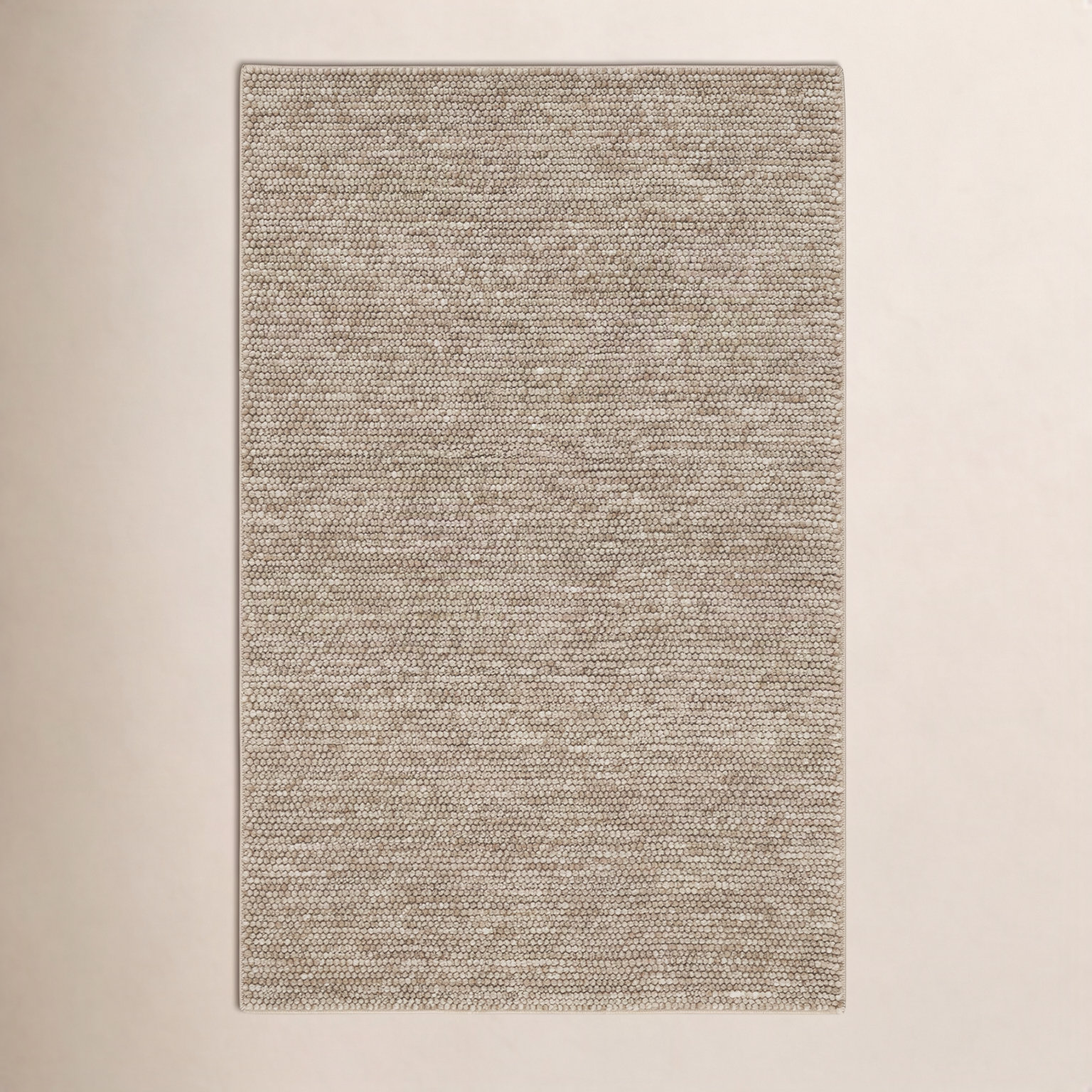 Ackman Flatweave Wool Rug, Brown, Rectangle 5' x 8'
