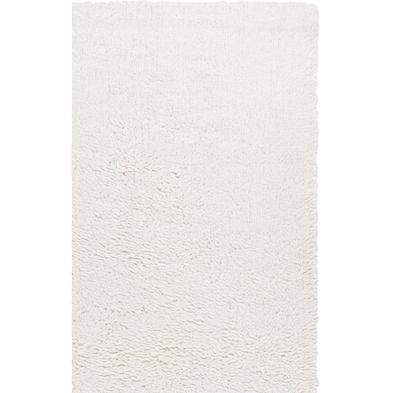 Casablanca 875 Hand Loomed 65% Wool; 35% Cotton Solid Color Rug, Rectangle 5' x 8'