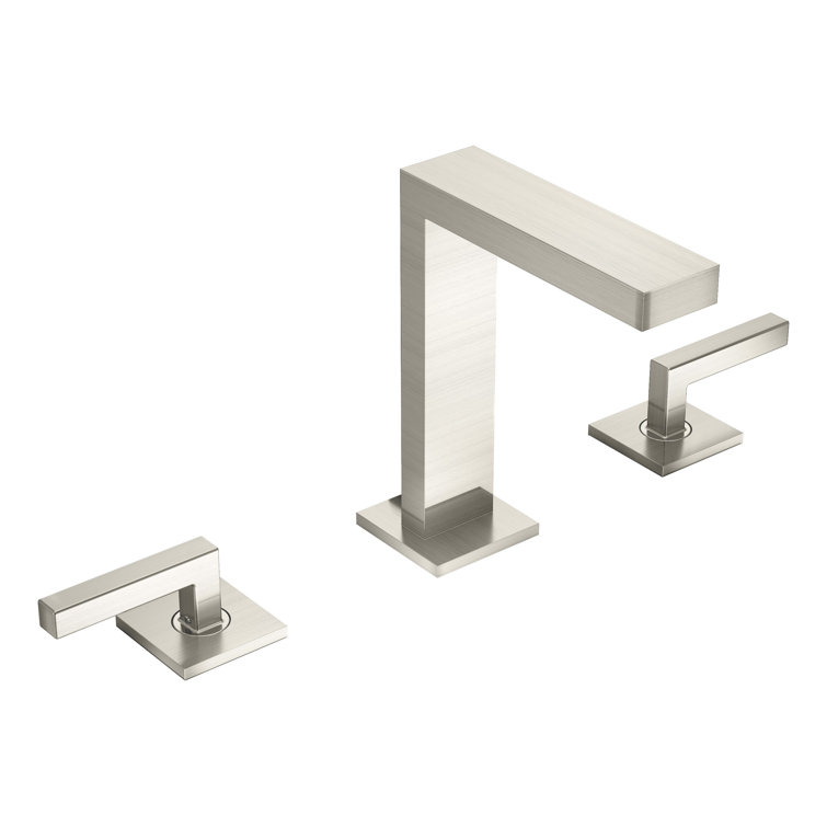Duro Widespread Bathroom Faucet with Push Pop Drain