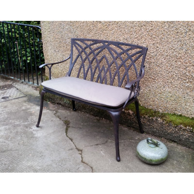 Ryne Powder Coated Aluminium Garden Bench