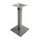 Margate Silver 16" Square Outdoor Dining Height Table Base