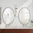 Iron Art Oval Retro Mirror-1784636515