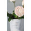 Rose anglaise Real Touch Crème Rose 24"