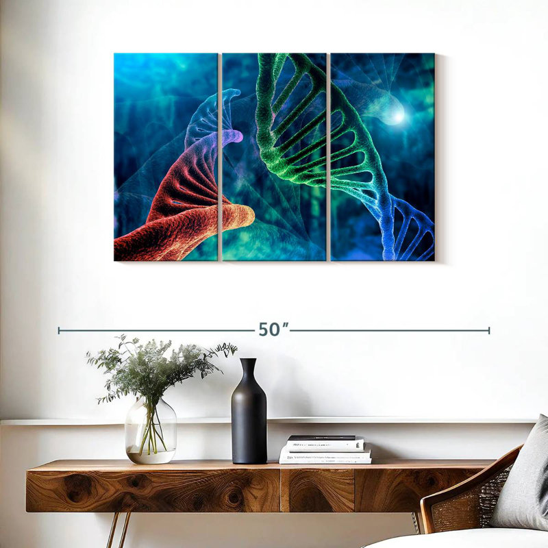 Keiri Two DNA Strands, 24" H x 38" W