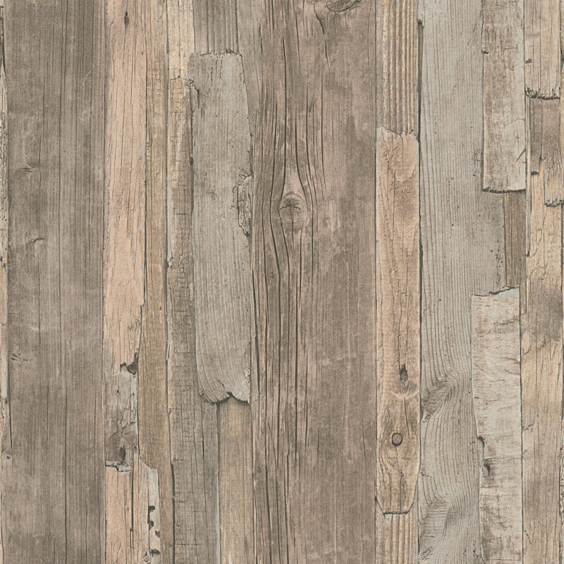 33cmm x 33cm Matte Wallpaper Roll, Brown/Grey