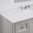 Aysu 48 " W Freestanding Standard Free Standing 1 Single Vanity Bathroom Vanity With Marble Top