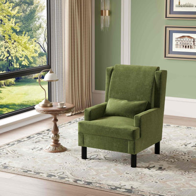 Fauteuil d'appoint à oreilles MidCentury