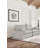Roca Modular Power Loveseat Grey