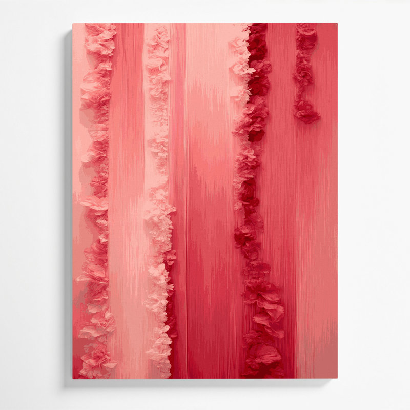 Art abstrait sur toile abstrait, H 20 po x l 16 po