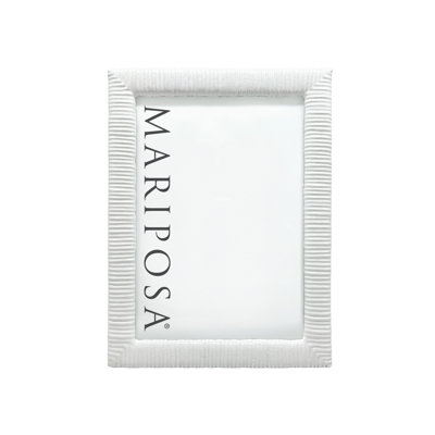 Woven White 5x7 Frame