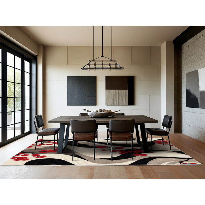 Harmony In Bloom Rug, Rectangle 6' x 9'