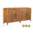 Josiane 4-door Carved Solid Wood Sideboard